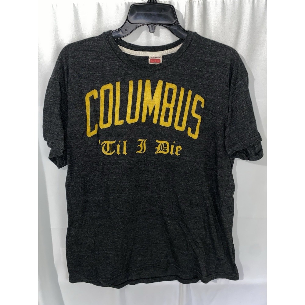 Homage Columbus Til I Die Columbus Crew MLS Soccer T‎ Shirt XL